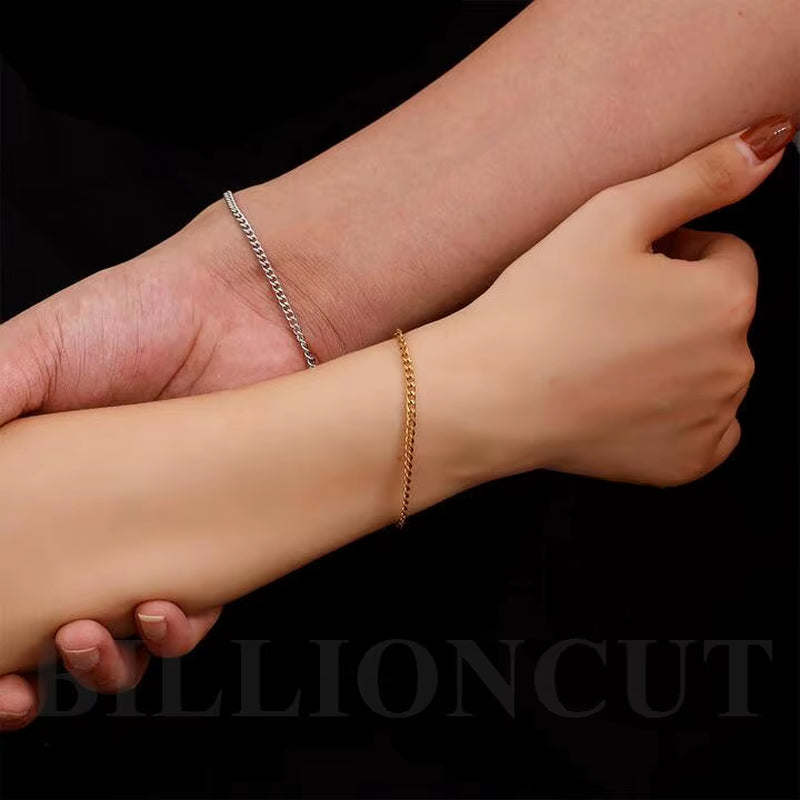 Creative DIY Permanent Bracelet Add Letter Pendant Jewelry New Eternal Best Kit Valentine'S Gift Chain & Link Do-It-Yourself